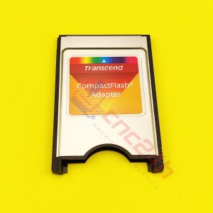 Adapter CF To PCMCIA Transcend chuẩn công nghiệp dành cho máy CNC. Một đầu adapter cắm thẻ CF vào, đầu còn lại cắm vào máy CNC để rút / nạp dữ liệu.