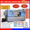 Máy tiện CNC CK6150-1000, chính hãng Borui, giá nhà máy. Mâm cặp 10inch (254mm) loại thủy lực 3 chấu, đk tiện max 500mm, hành trình tiện max 1000mm.