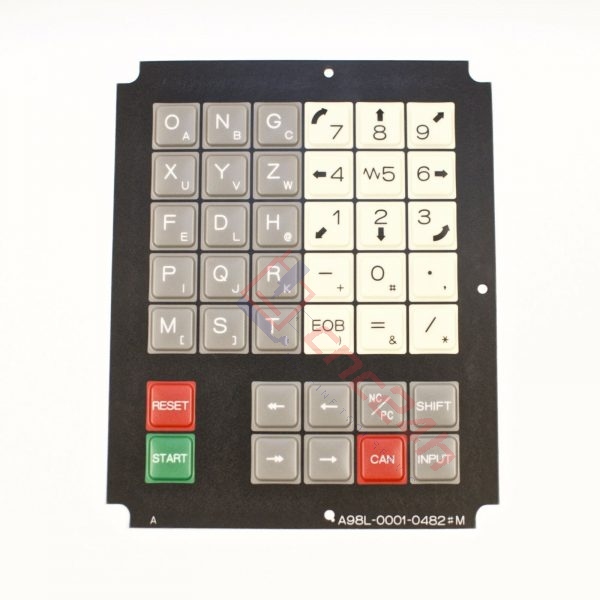 A98L-0001-0482#M - Decal phím bấm Fanuc 10M