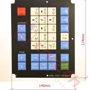 A98L-0001-0518#T Silicon 0.9mm - Decal phím bấm Fanuc 0T
