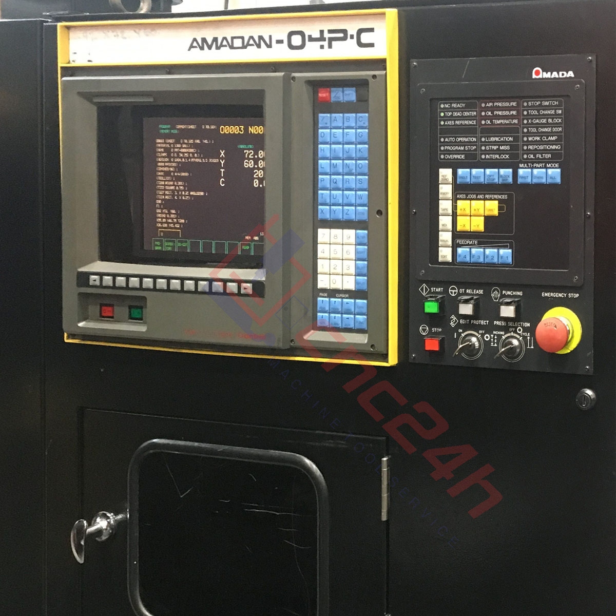 A98L-0001-0555 A98L-0001-0634 - Decal phím bấm đột Amada