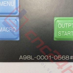 A98L-0001-0568#T Bản VN 0.5mm - Decal phím bấm Fanuc 0T