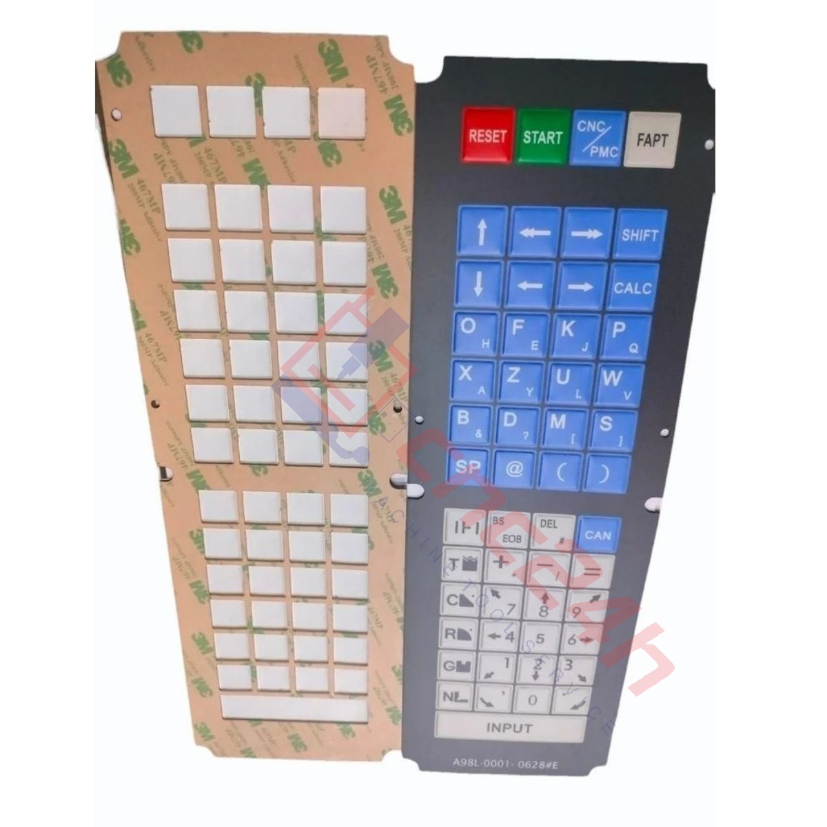 A98L-0001-0628E_h3 A98L-0001-0628 - Decal phím bấm Fanuc 15T loại dài