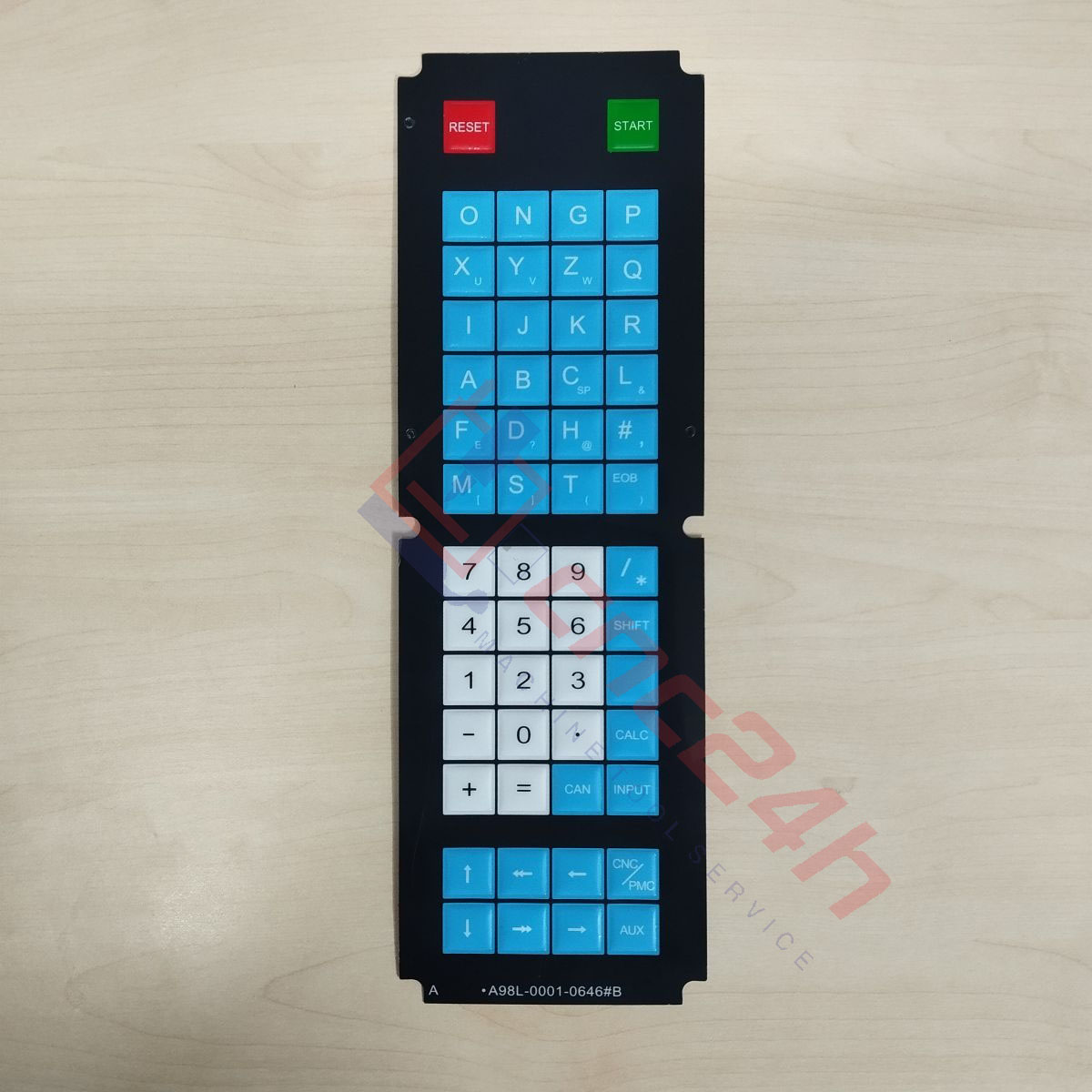 A98L-0001-0646 - Decal phím bấm Fanuc 11M 15M loại dài