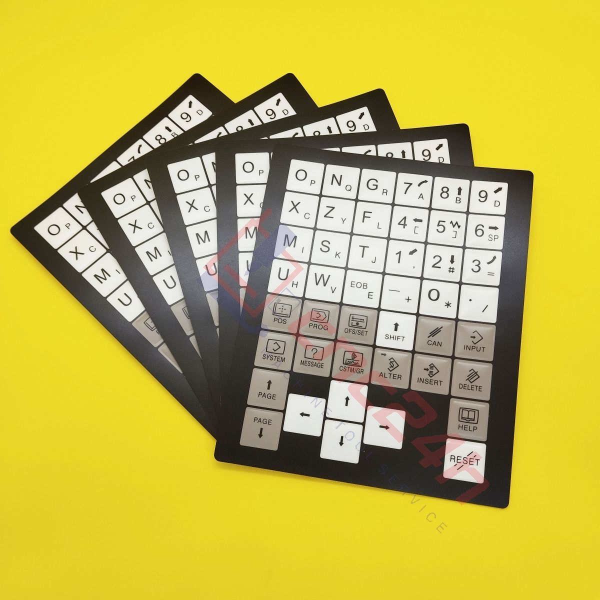 A98L-0005-0298T - h4 A98L-0005-0298#T - Decal phím bấm Fanuc 21T / 0iT