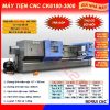 Máy tiện CNC CK6180-3000, chính hãng Borui, giá nhà máy. Mâm cặp 15inch (381mm) loại thủy lực 3 chấu, đk tiện max 800mm, hành trình tiện max 3000mm.