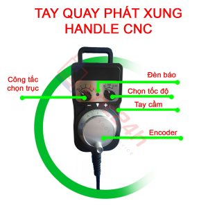 Tay quay phát xung handle (handwheel) dùng cho các máy CNC Fanuc 3, 6, 10/11, 0, 15, 16/18/21, 16i/18i/21i, 0i, 30i, 31i, 32i,… hàng mới 100%