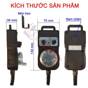 Tay quay phát xung handle (handwheel) dùng cho các máy CNC Fanuc 3, 6, 10/11, 0, 15, 16/18/21, 16i/18i/21i, 0i, 30i, 31i, 32i,… hàng mới 100%