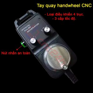 Tay quay phát xung handle (handwheel) dùng cho các máy CNC Fanuc 3, 6, 10/11, 0, 15, 16/18/21, 16i/18i/21i, 0i, 30i, 31i, 32i,… hàng mới 100%