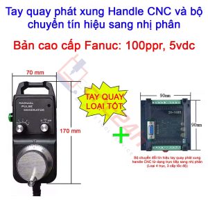 Tay quay phát xung handle (handwheel) dùng cho các máy CNC Fanuc 3, 6, 10/11, 0, 15, 16/18/21, 16i/18i/21i, 0i, 30i, 31i, 32i,… hàng mới 100%