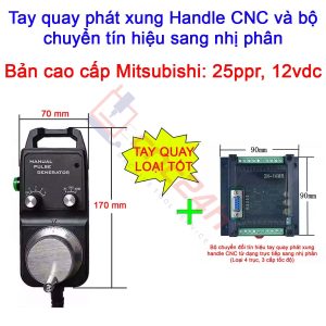 Tay quay phát xung handle (handwheel) dùng cho các máy CNC Fanuc 3, 6, 10/11, 0, 15, 16/18/21, 16i/18i/21i, 0i, 30i, 31i, 32i,… hàng mới 100%