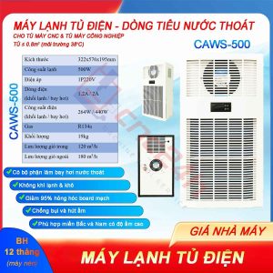 Máy lạnh tủ điện khô CAWS-800 800W (điều hòa tủ điện) bản tiêu nước