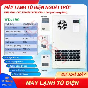 Máy lạnh tủ điện ngoài trời WEA có độ chống thấm cao