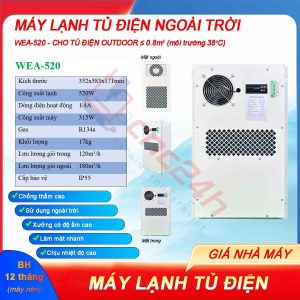 Máy lạnh tủ điện ngoài trời WEA có độ chống thấm cao