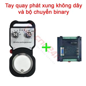 Tay quay phát xung handle không dây (handwheel) dùng cho các máy CNC Fanuc 3, 6, 10/11, 0, 15, 16/18/21, 16i/18i/21i, 0i, 30i, 31i, 32i,… hàng mới 100%