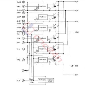 6MBP150NA060 là module IGBT công suất có dòng định mức 75A, điện áp 600V, với khả năng chịu tải ổn định và hiệu suất chuyển mạch cao. Sản phẩm được ứng dụng rộng rãi trong máy cnc, công nghiệp,...