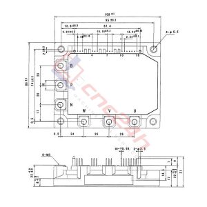 6MBP150NA060 là module IGBT công suất có dòng định mức 75A, điện áp 600V, với khả năng chịu tải ổn định và hiệu suất chuyển mạch cao. Sản phẩm được ứng dụng rộng rãi trong máy cnc, công nghiệp,...