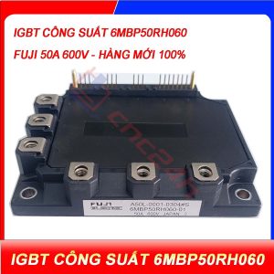 6MBP50RH060 là module IGBT công suất có dòng định mức 75A, điện áp 600V, với khả năng chịu tải ổn định và hiệu suất chuyển mạch cao. Sản phẩm được ứng dụng rộng rãi trong máy cnc, công nghiệp,...
