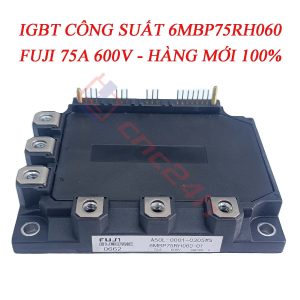6MBP75RH060 là module IGBT công suất có dòng định mức 75A, điện áp 600V, với khả năng chịu tải ổn định và hiệu suất chuyển mạch cao. Sản phẩm được ứng dụng rộng rãi trong máy cnc, công nghiệp,...