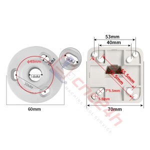 Đèn tháp - Đèn báo CNC - 1/2/3 tầng - Thương hiệu YHKJ - Mới 100%. Chân đế gấp xoay 180 độ. Có còi. Bóng LED. Có công tắc chọn chế độ sáng (ON / BLINK).