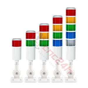 Đèn tháp - Đèn báo CNC - 1/2/3 tầng - Thương hiệu YHKJ - Mới 100%. Chân đế gấp xoay 180 độ. Có còi. Bóng LED. Có công tắc chọn chế độ sáng (ON / BLINK).