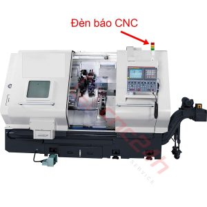 Đèn tháp - Đèn báo CNC - 1/2/3 tầng - Thương hiệu YHKJ - Mới 100%. Chân đế gấp xoay 180 độ. Có còi. Bóng LED. Có công tắc chọn chế độ sáng (ON / BLINK).