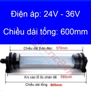 Đèn chiếu sáng máy CNC - Đèn ống LED CNC - Đế xoay 360 độ - Chiếu sáng vùng gia công - Chống nước / bụi / dầu / va đập.