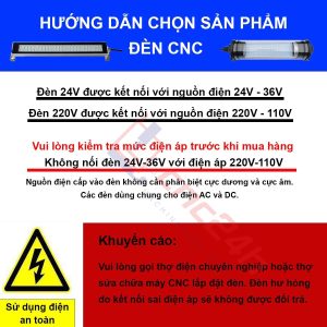 Đèn chiếu sáng máy CNC - Đèn LED vuông CNC - Đế xoay 360 độ - Kính cường lực - Thân hợp kim nhôm. Chống cháy - chống nước - chống dầu.