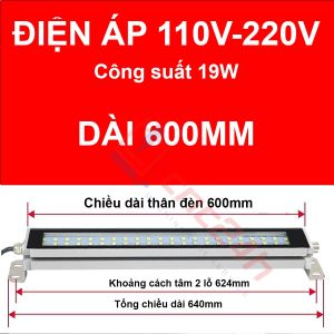 Đèn chiếu sáng máy CNC - Đèn LED vuông CNC - Đế xoay 360 độ - Kính cường lực - Thân hợp kim nhôm. Chống cháy - chống nước - chống dầu.