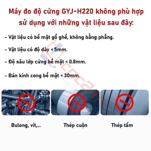 Máy đo độ cứng kim loại cầm tay Goyojo GYJ-H220 là một thiết bị đo độ cứng vật liệu chính xác, phù hợp cho ngành cơ khí, xây dựng, kiểm tra sản phẩm.