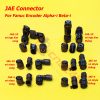 Connector Fanuc JAE (jack và vỏ hộp), JAE-4 JAE-10, thường dùng trong cáp encoder máy CNC hệ Fanuc, dòng Alpha-i và Beta-i (α-I và β-i)
