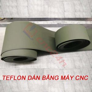 Teflon và keo dán băng máy CNC thương hiệu Shanghai Angcheng là vật liệu chuyên dụng được sử dụng rộng rãi trong ngành cơ khí, giúp giảm ma sát, chống mài mòn và bảo vệ băng trượt của máy CNC. Sản phẩm được nhiều xưởng gia công tin dùng nhờ độ bền vượt trội, khả năng chịu nhiệt tốt và giúp máy vận hành ổn định, chính xác lâu dài.