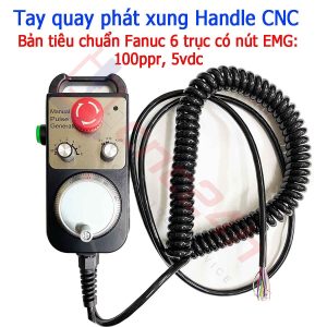 Tay quay phát xung handle (handwheel) dùng cho các máy CNC Fanuc 3, 6, 10/11, 0, 15, 16/18/21, 16i/18i/21i, 0i, 30i, 31i, 32i,… hàng mới 100%