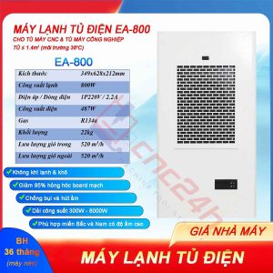 Máy lạnh tủ điện EA-800 800W máy lạnh khô cho máy CNC bền, rẻ, hiệu quả cao