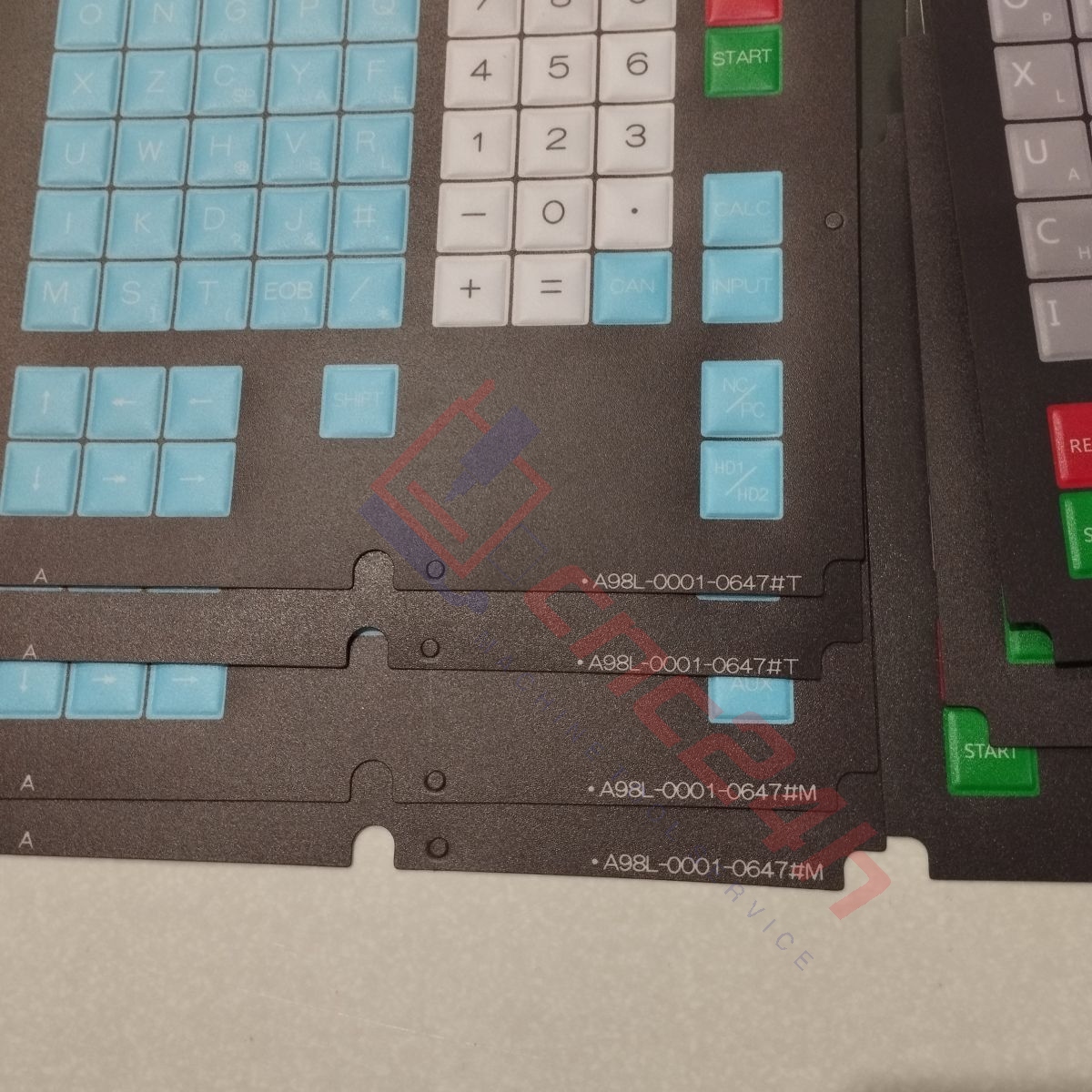 A98L-0001-0481M - A98L-0001-0481T - hk1 A98L-0001-0481#M - Decal phím bấm Fanuc 10M