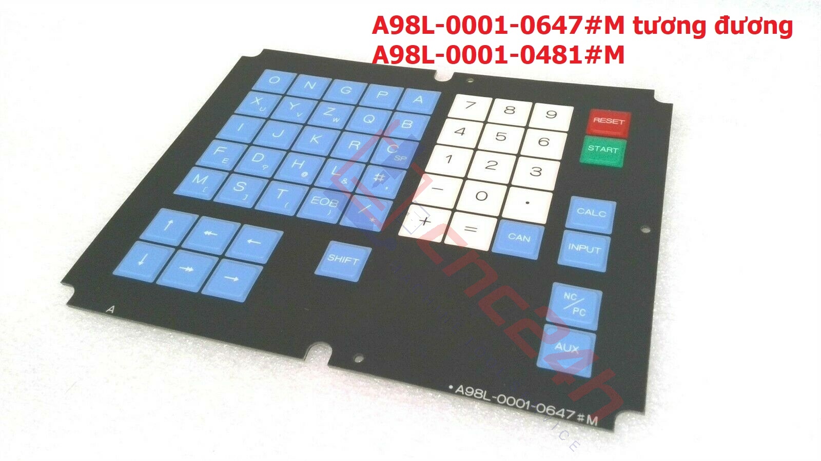 A98L-0001-0481M_h1 A98L-0001-0481#M - Decal phím bấm Fanuc 10M