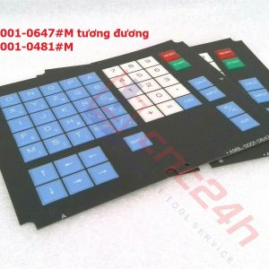 A98L-0001-0481#M - Decal phím bấm Fanuc 10M