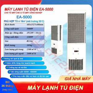 Máy lạnh tủ điện EA COOLING EA-5000 5000W cho máy CNC