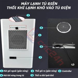 Máy lạnh tủ điện EA-5000 5000W máy lạnh khô cho máy CNC bền, rẻ, hiệu quả cao