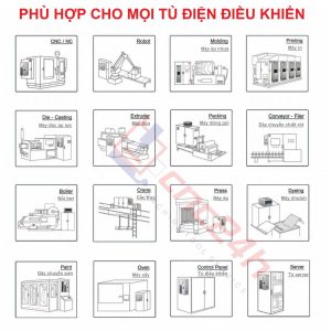 Máy lạnh tủ điện EA-5000 5000W máy lạnh khô cho máy CNC bền, rẻ, hiệu quả cao