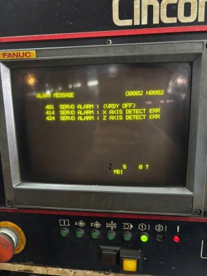 sửa lỗi Servo Alarm máy CNC sửa lỗi Servo Alarm máy CNC